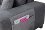 Atelier Del Sofa Loft Left - Sofá-cama de esquina Gris
